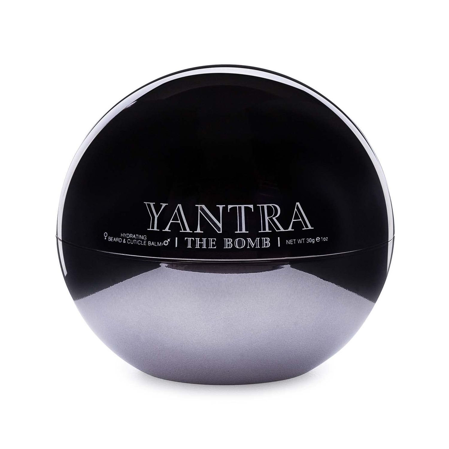 Yantra Beauty The Bomb Hydrating Beard &amp; Cuticle Balm - Moisturizing, Conditioning Beard and Skin Pomade for Styling, Sculpting and Texture - Smooth, Grease Free - Shea Butter Infused - 1 oz