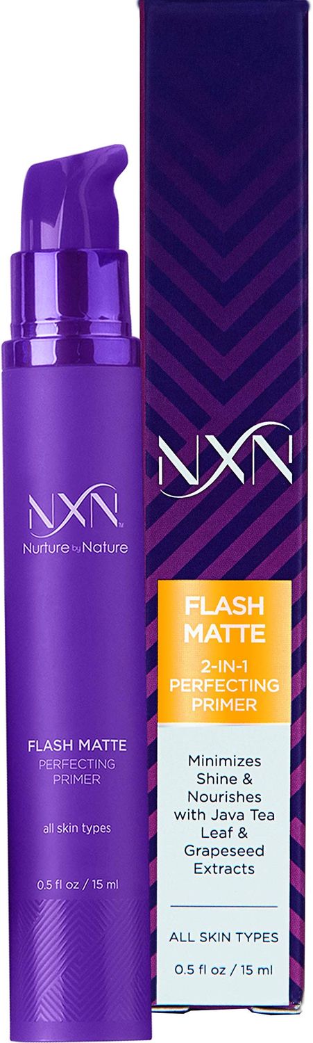 NxN 2-in-1 Matte Primer with Java Tea Leaf &amp; Grapeseed to Nourish Skin &amp; Minimize Pores for All Skin Types O.5 FL Oz