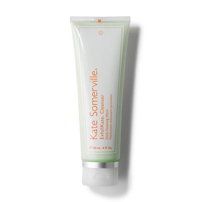 Kate Somerville ExfoliKate Cleanser - Daily Exfoliating Foaming Face Wash - Clinically Formulated Glycolic Acid and Lactic Acid Gentle Facial Scrub, 4 Fl Oz
