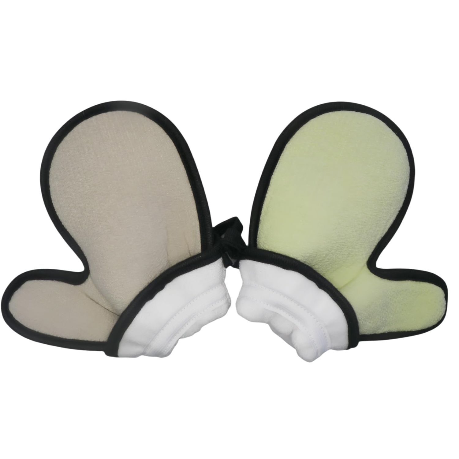 Qnmatte Cotton-Lined Thick Exfoliating Gloves (2PCS),Exfoliating Body Scrubber, Deep Exfoliating Glove,Body Exfoliator, Exfoliating Mitt for Smooth Skin