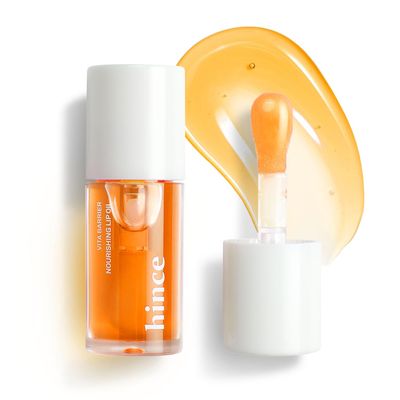 HINCE Vita Barrier Nourishing Lip Oil 02 Mandarin - Nourishing Lip Moisturizer for Dry Lips, Lip Gloss, Hydrating &amp; Moisturizing Lip Glow Oil, Non-Sticky Long Lasting Lip Oil Gloss