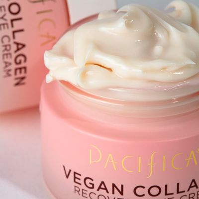 Pacifica Beauty, Vegan Collagen Overnight Recovery Eye &amp; Face Cream, Hyaluronic Acid, Caffeine, Vitamin C &amp; E, Hydrating &amp; Moisturizing Skin Care for Aging and Dry Skin, 15ml - 0.5 fl oz