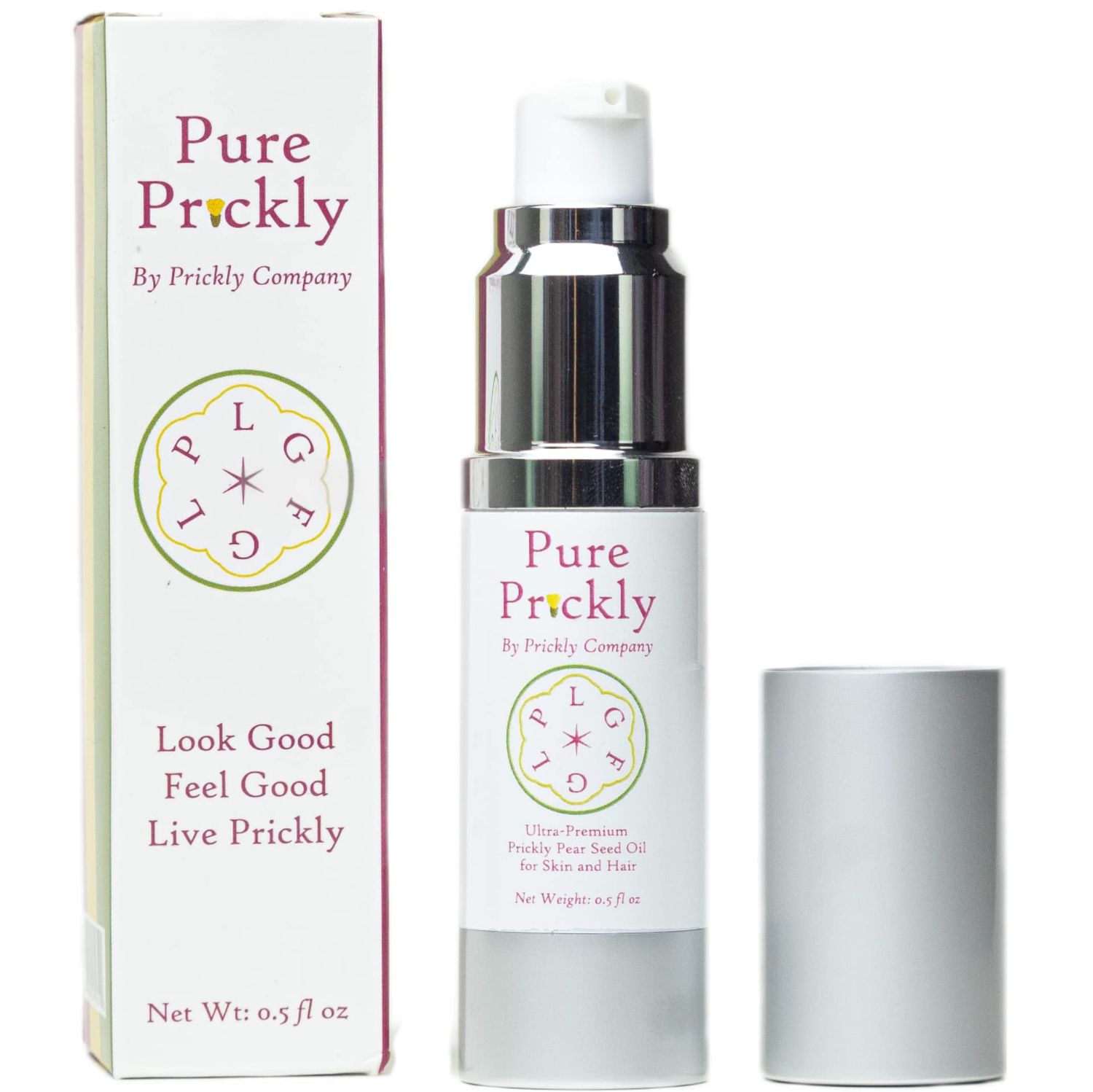 Prickly Company Pure Prickly 100% Prickly Pear Seed Oil - Revitalize Dry Skin, Cracked Knuckles, Cracked Lips, Tattoos and More