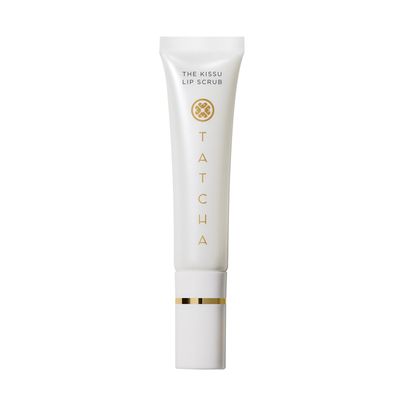 Tatcha Kissu Lip Scrub, Moisturizing Lip Exfoliant with Peach Seed Scrub for Polish, Smooth Lips