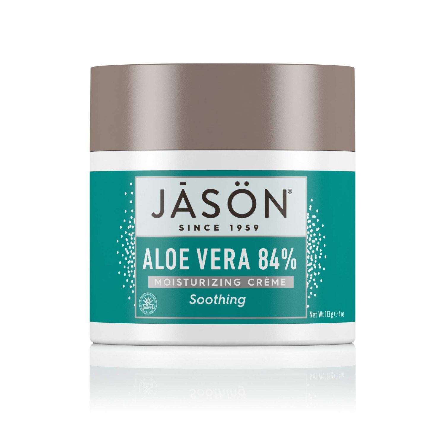 Jason Soothing Aloe Vera 84% Moisturizing Creme 4 oz (Pack of 3)