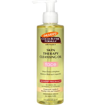 Palmer&#39;s Cocoa Butter Formula Skin Therapy Cleansing Oil for Face, Rosehip Fragrance, 6.5 Ounces (Pack of 6)