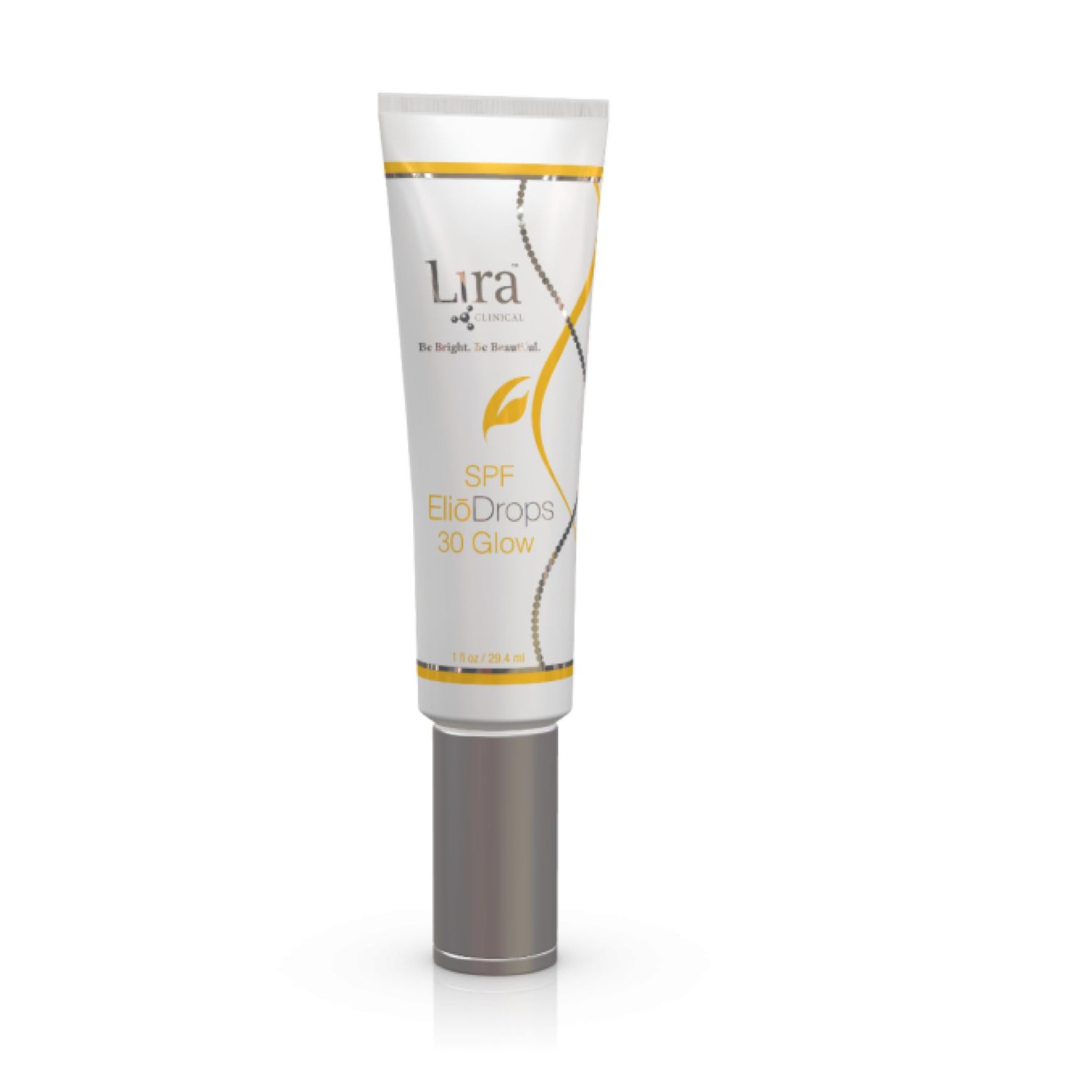 Lira Clinical SPF EliDrops 30 Glow - 1 fl oz - 16% Zinc Oxide Physical Sunscreen for Face - UVA/UVB/HEV Broad Spectrum &amp; Reef Safe Sunscreen Serum - for All Skin Types