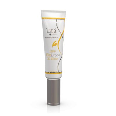 Lira Clinical SPF EliDrops 30 Glow - 1 fl oz - 16% Zinc Oxide Physical Sunscreen for Face - UVA/UVB/HEV Broad Spectrum &amp; Reef Safe Sunscreen Serum - for All Skin Types