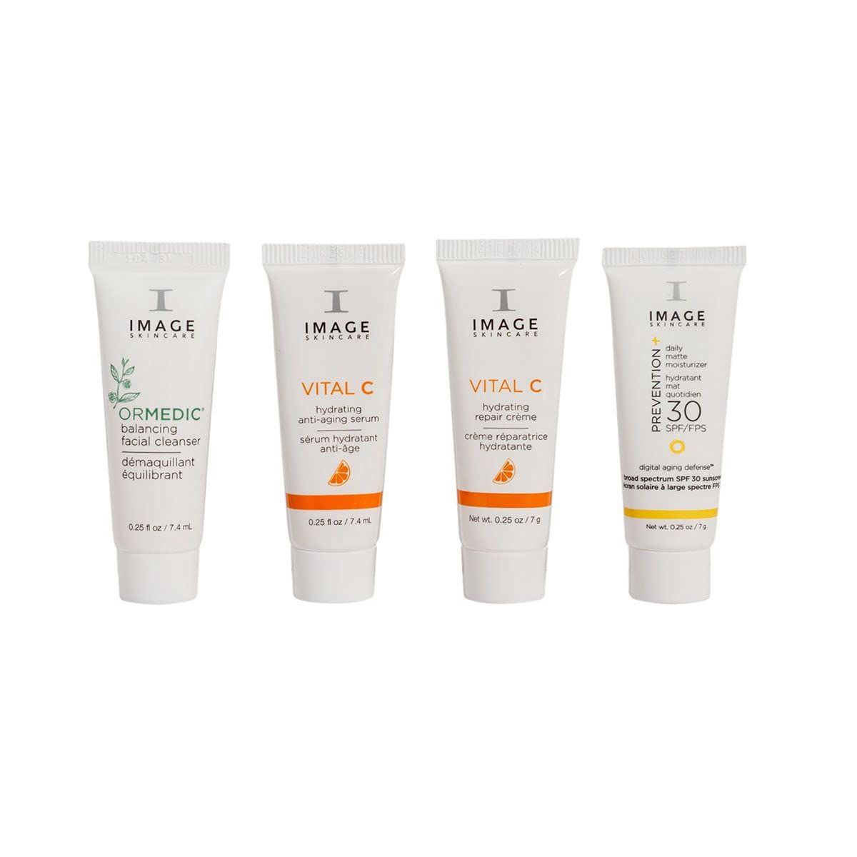 IMAGE Skincare, Five Star Favorites Introductory Skin Care 4 Step Regimen Set for Brighter, Healthier Looking Skin, Discovery Size