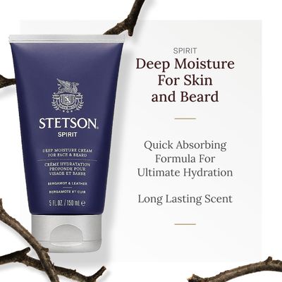 Stetson Spirit - Deep Moisture For Face &amp; Beard - 3 Pack