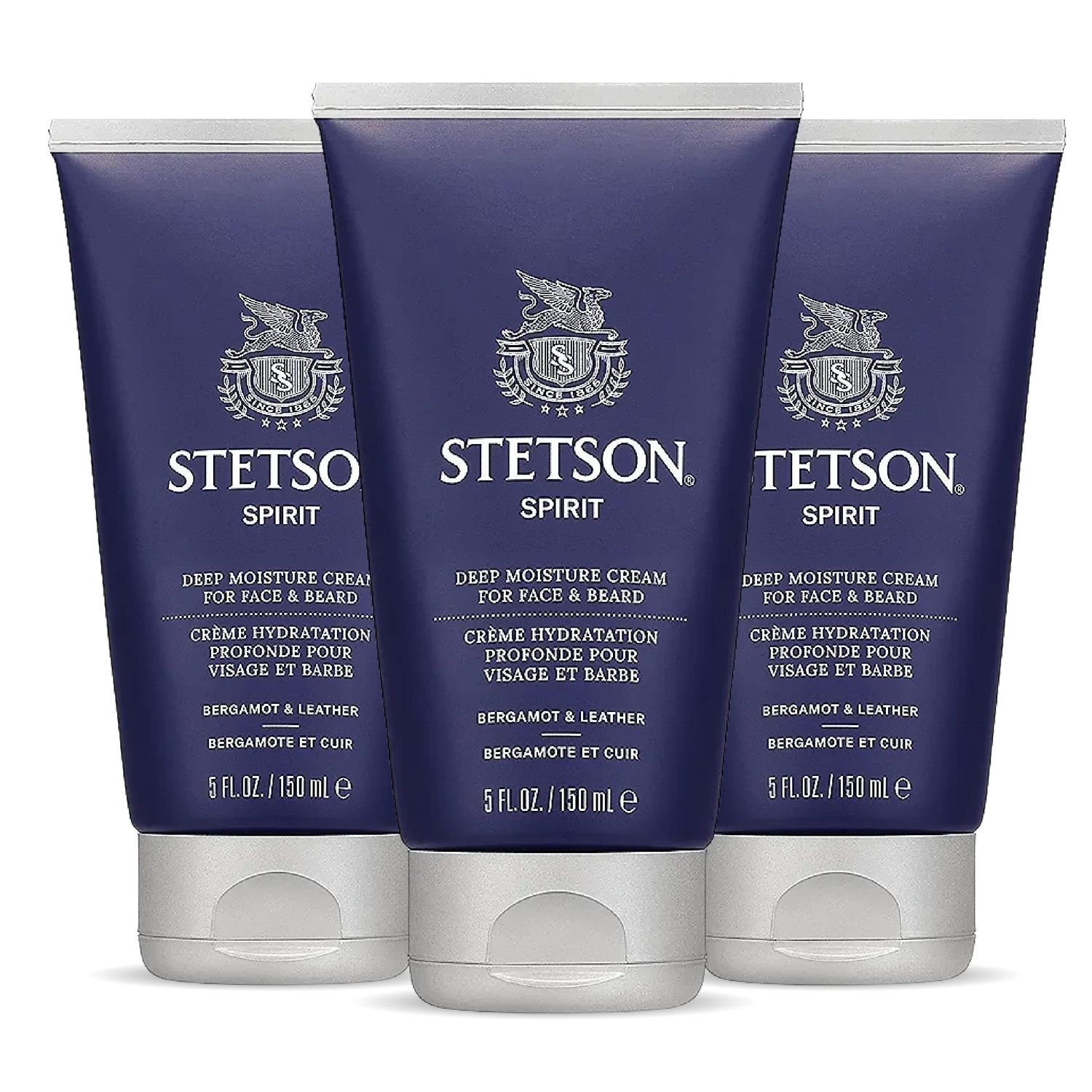 Stetson Spirit - Deep Moisture For Face &amp; Beard - 3 Pack