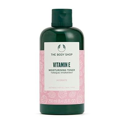 The Body Shop Vitamin E Moisturizing Toner - Hydration for All Skin Types - Vegan - 8.4 Fl Oz