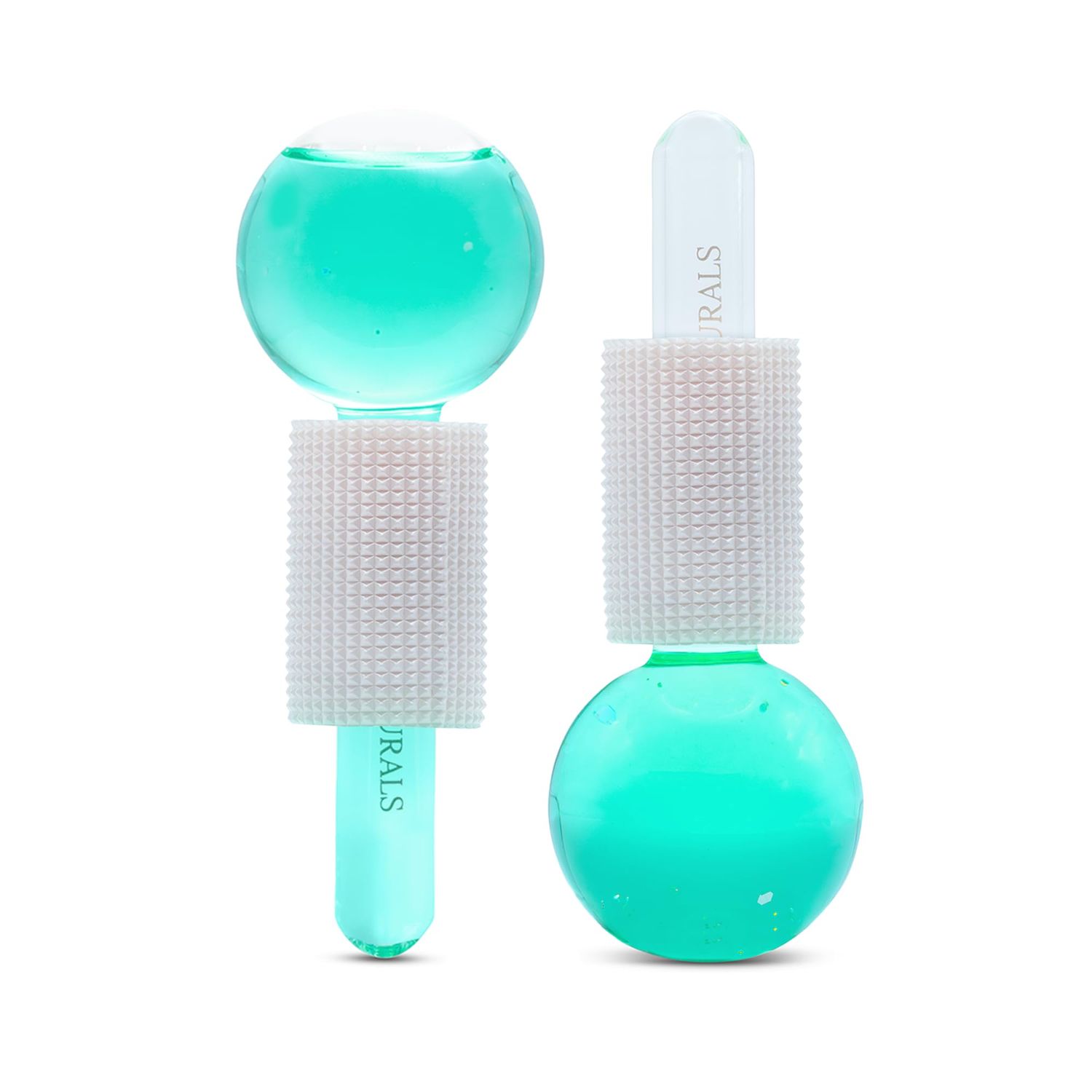 Satavi Naturals Beauty Ice Globes (Heat-Resistant &amp; Freezer-Safe) Luxurious Facial Tools for Radiant Skin, Enhances Circulation to Tighten Skin, Reduce Puffiness, Minimize Pores, Alleviate Tension