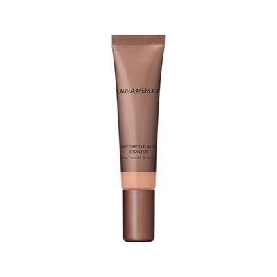 Laura Mercier Tinted Moisturizer Bronzer: Long Lasting Sheer Cream Bronzer, Weightless, Buildable Coverage, 12 HR Hydrating Wear, Non-Comedogenic, 6 Shades for All Skin Tones, Sundrop