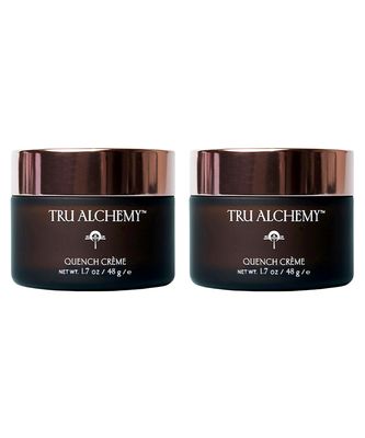 Quench Crme Daily Facial Moisturizer | Hyaluronic Acid, Vitamin C, &amp; Bakuchiol (better than Retinol) | Daily Firming Skin Moisturizer Face Cream for Women | 1.7 fl oz/48 g (2-Pack)