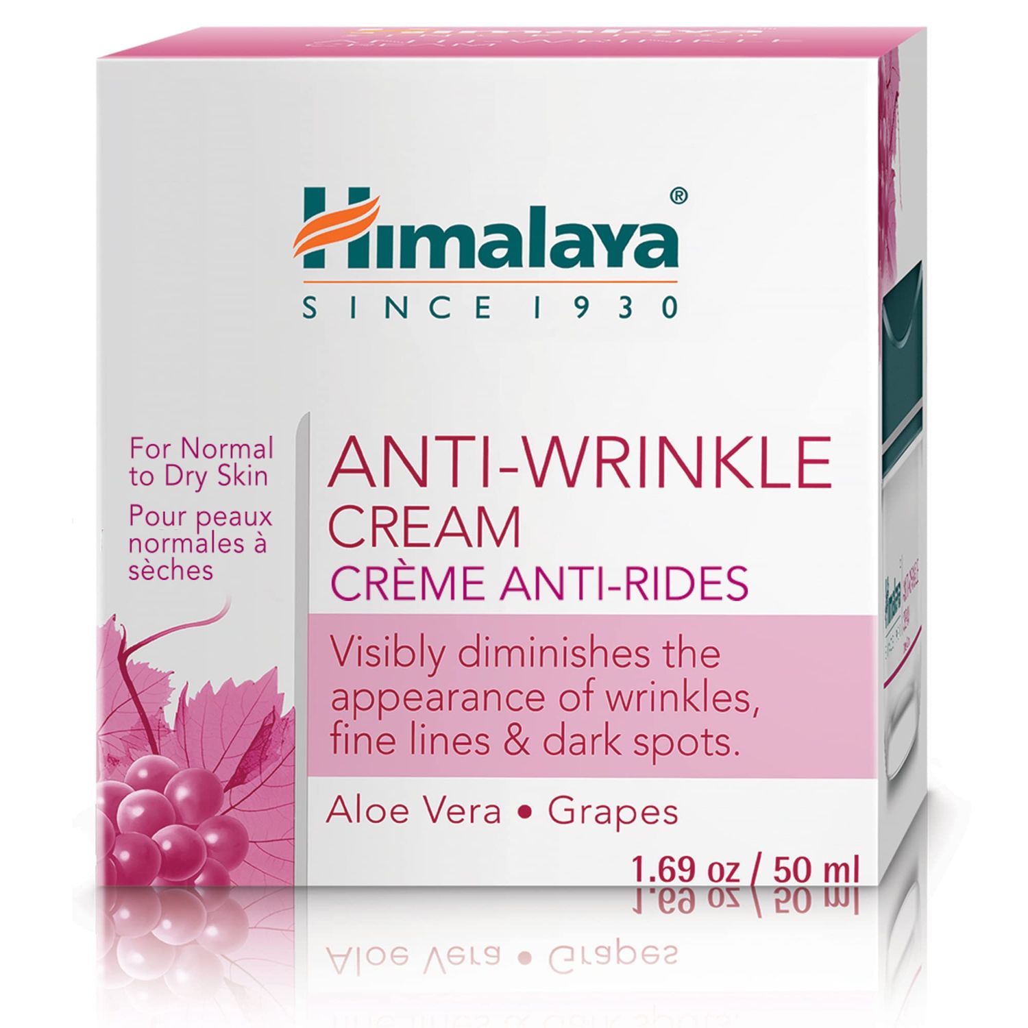 Himalaya Anti-Wrinkle Cream for Reducing Wrinkles, Fine Lines and Dark Spots, Moisturizes &amp; Repairs, 1.69 oz
