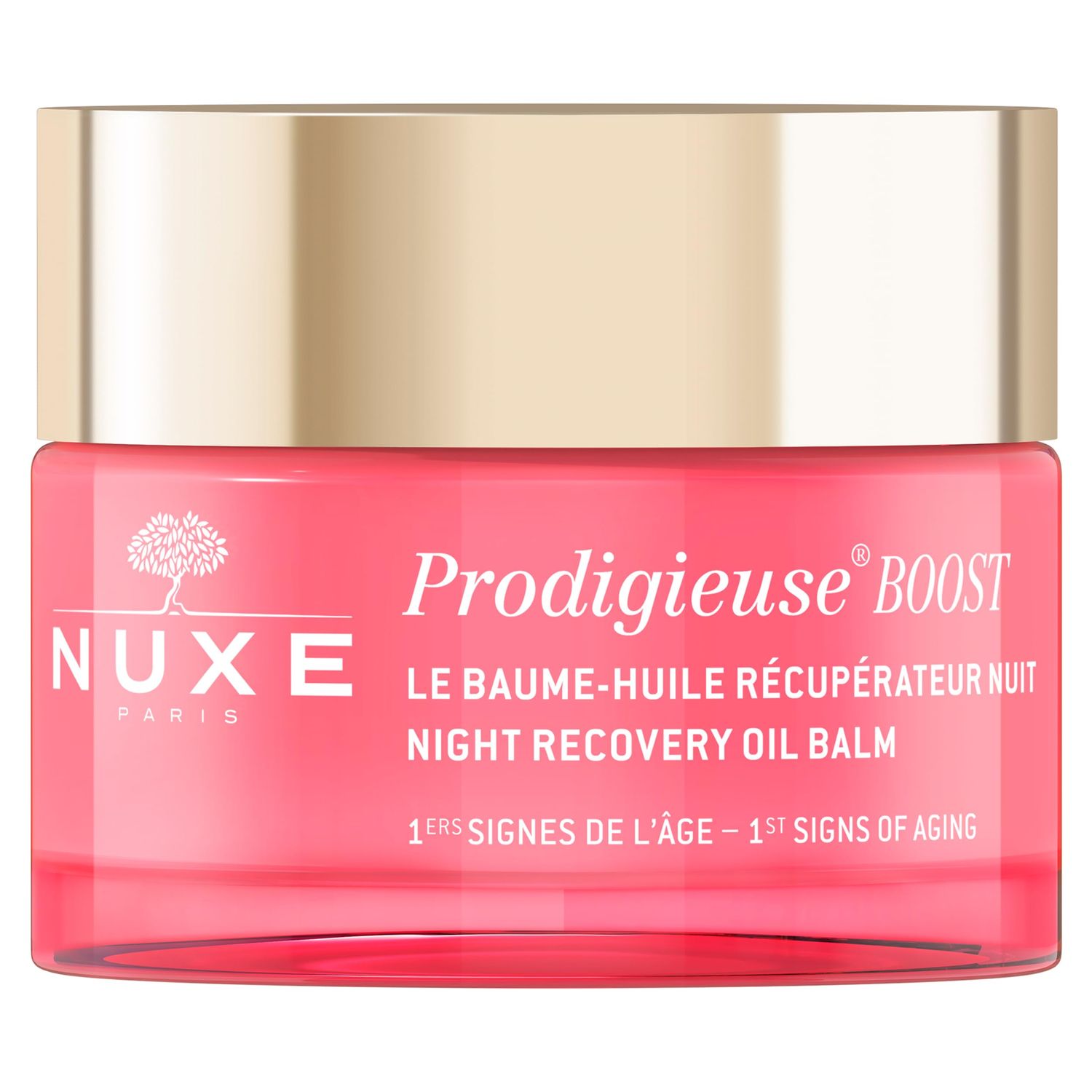NUXE Prodigieuse Boost Night Recovery Oil Balm with Jasmine Extract, Rejuvenating Luxury Night Care, 50ml