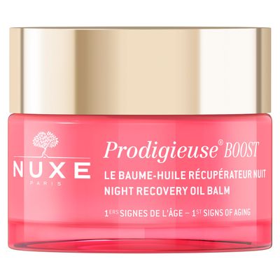 NUXE Prodigieuse Boost Night Recovery Oil Balm with Jasmine Extract, Rejuvenating Luxury Night Care, 50ml