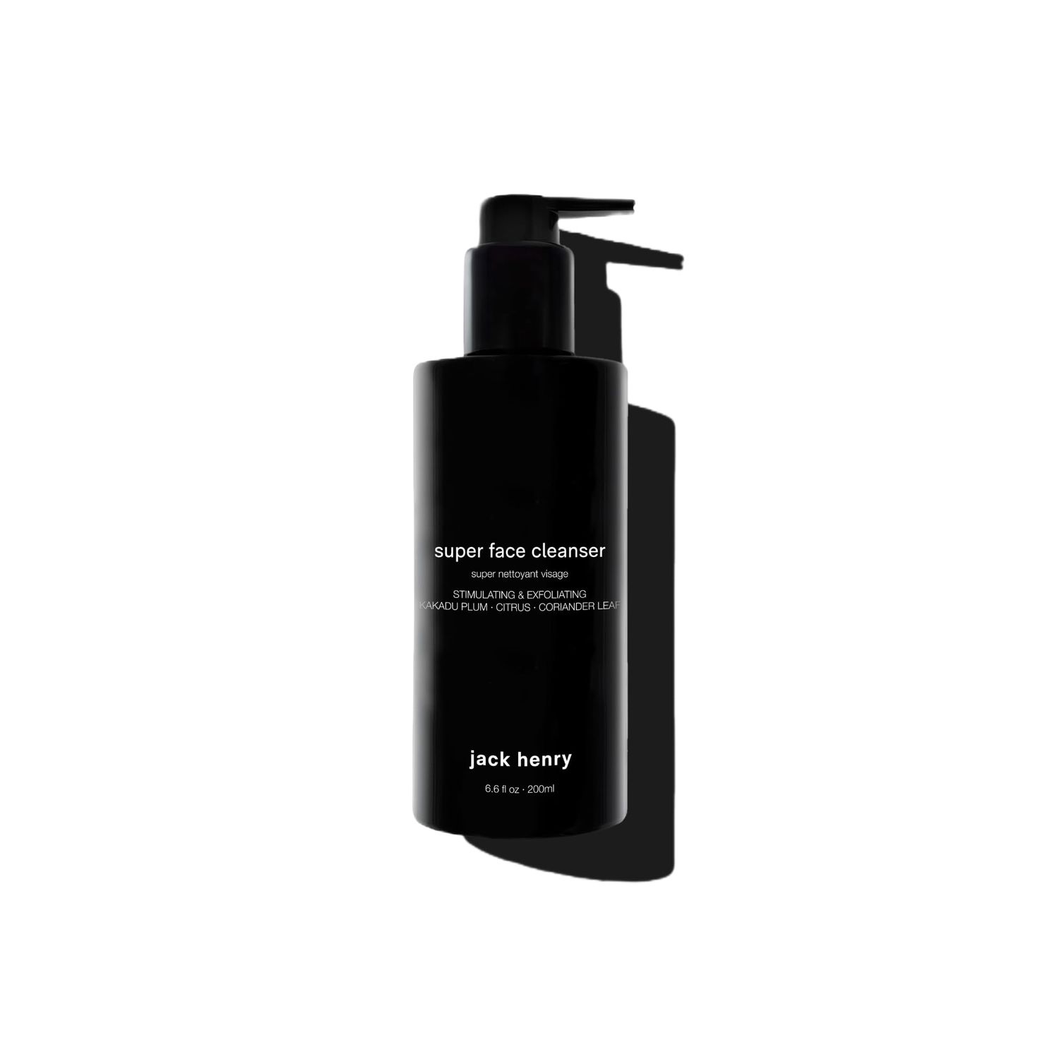 Jack Henry Hydrating Facial Cleanser (6.6 fl oz) - Kakadu Plum Face Cleanser - Coriander &amp; Hyaluronic Acid Skin Cleanser - Luxurious Creamy Face Cleanser for Exfoliating Skin