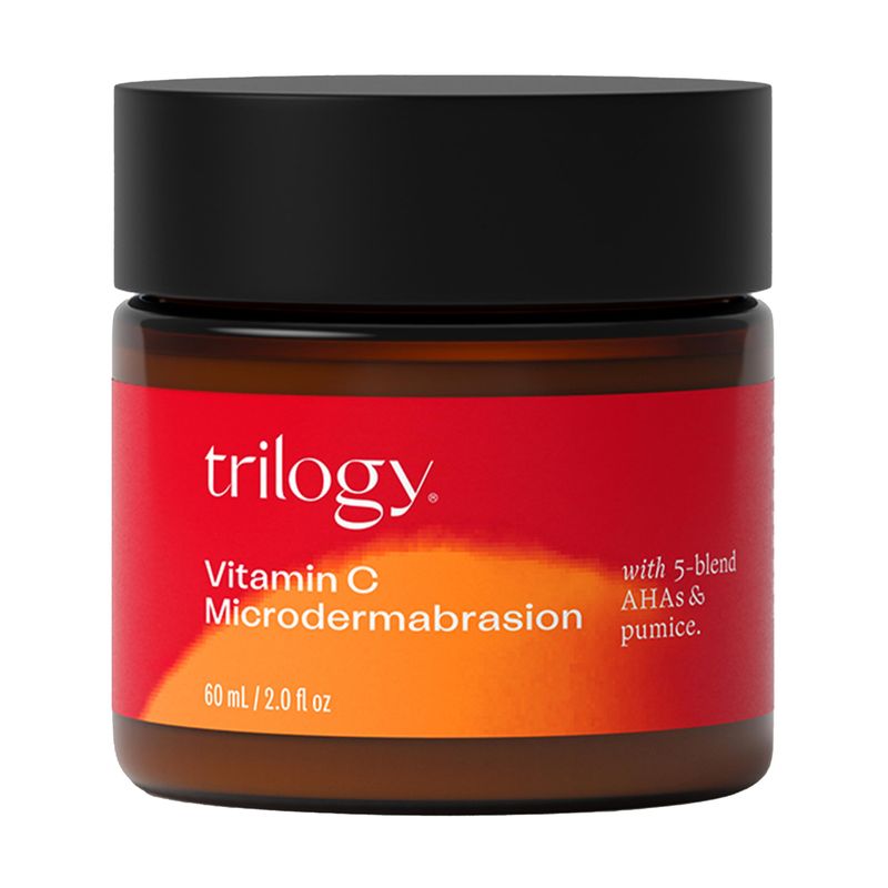 Trilogy Vitamin C Microdermabrasion, Exfoliates &amp; Brightens, with AHAs &amp; Pumice, 2.0 fl oz