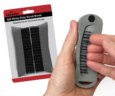 JOUNJIP 2Pack Double Sided Scrub Brush Hand Fingernail Brush for Personal Care &amp; Hygiene, Mechanic, Gardener
