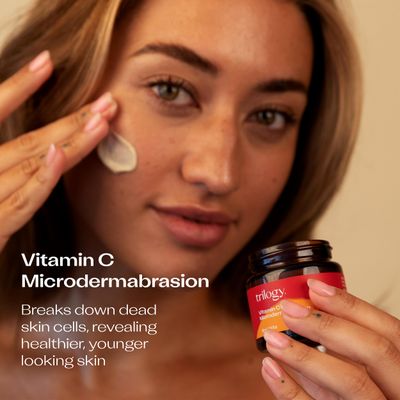 Trilogy Vitamin C Microdermabrasion, Exfoliates &amp; Brightens, with AHAs &amp; Pumice, 2.0 fl oz