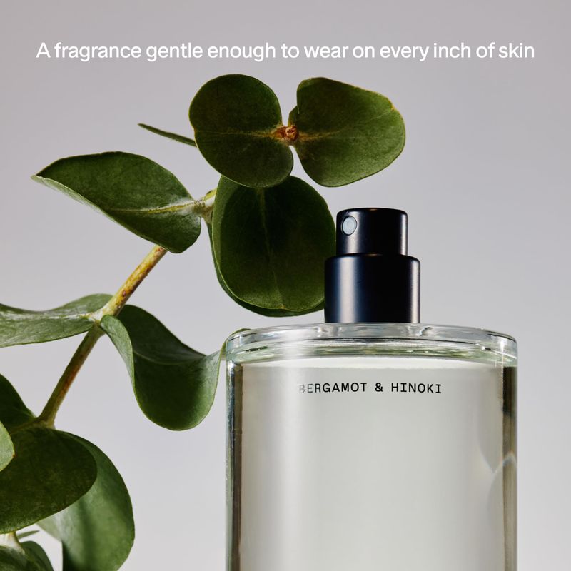 Salt &amp; Stone Body Mist, Bergamot &amp; Hinoki Scent, Skincare Infused Perfume Hair &amp; Body Spray for Women and Men, Hydrating Fragrance with Glycerin and Red Algae, Vegan, Cruelty Free, 3.4 fl oz