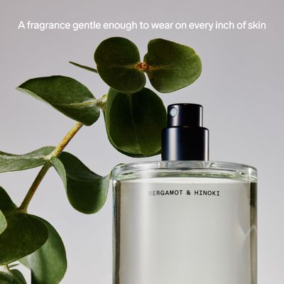 Salt &amp; Stone Body Mist, Bergamot &amp; Hinoki Scent, Skincare Infused Perfume Hair &amp; Body Spray for Women and Men, Hydrating Fragrance with Glycerin and Red Algae, Vegan, Cruelty Free, 3.4 fl oz