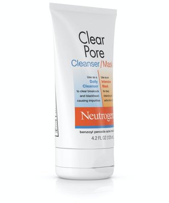 Neutrogena Clear Pore Cleanser/Mask, 4.2 Ounce (Pack of 3)