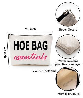ZUYUROU Funny Gifts for Women, Friends, Hostess Gift Ideas Cool Gifts for Women Girls Birthday Gift Ideas Gag gifts Girls Weekend Overnight Fun Makeup Travel Bag Cosmetic Bag