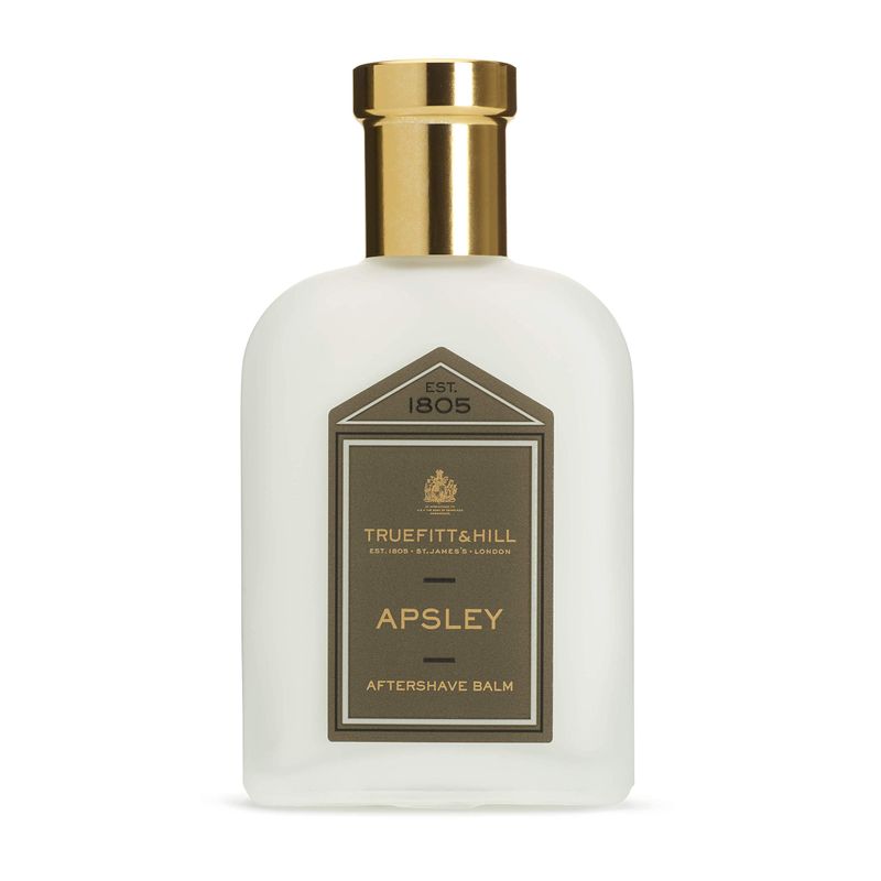 Truefitt &amp; Hill Luxury Aftershave Balm - Apsley - Premium Soothing Moisturizer with Aloe Vera Extract - Ideal for Sensitive Skin, Razor Burn Relief, and a Silky Smooth Finish - 3.38 oz.