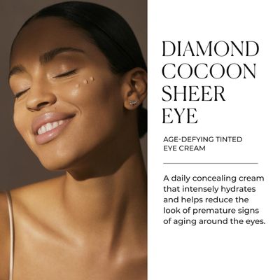 Natura Biss Diamond Cocoon Sheer Eye Anti-Aging Tinted Eye Cream Rejuvenates, Hydrates &amp; Conceals, 0.8 Oz