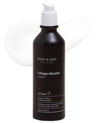 Mary&amp;May Collagen Booster Lotion - Anti Aging, Firming and Elasticity Care with Peptides - Korean Skincare, EWG Green Grade, Hypoallergenic, 4.05 fl.oz.