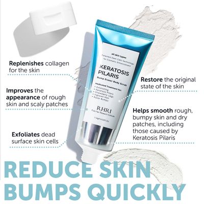 KP Bump Eraser Body Scrub, Keratosis Pilaris Treatment, Strawberry Legs Treatment for Women, Bump Eraser Body Scrub, Keratosis Pilaris, Body Scrub for Strawberry Legs