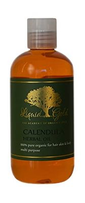 Liquid Gold Inc - 8 oz - Premium Calendula Herbal Infused Oil - Pure Natural Organic Skin Hair Body Care