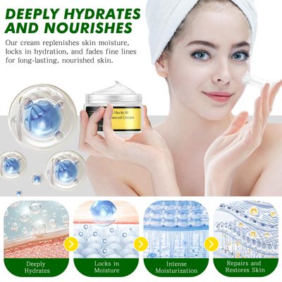 ITSDAWN Snail Mucin 92% Repair Cream 100g, Face Moisturizer Hydrating Repair Face Cream for Dry &amp; Sensitive Skin, All Skin Types