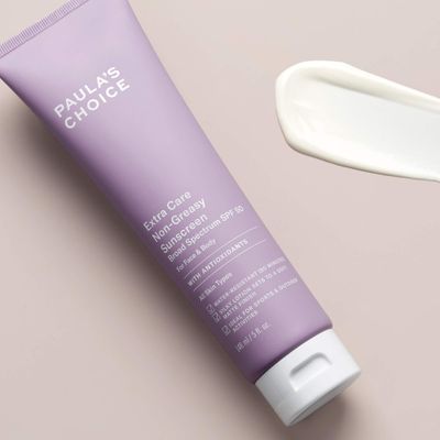 Paula's Choice Extra Care Non Greasy, Oil Free Face &amp; Body Sunscreen SPF 50, UVA &amp; UVB Protection, Water &amp; Sweat Resistant, 5 Ounce