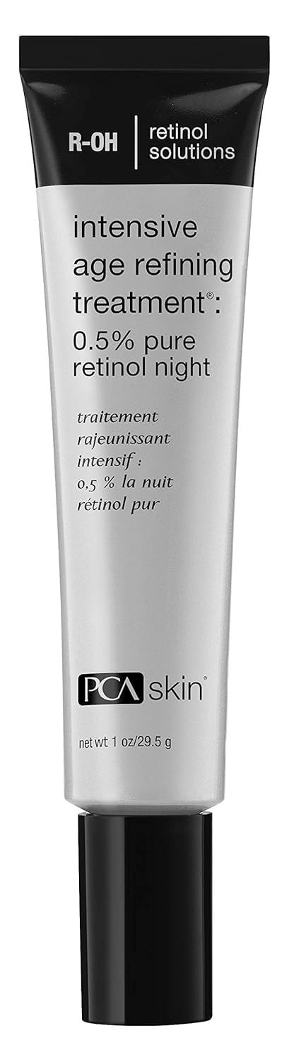 PCA SKIN Intensive Anti Aging Retinol Serum, 0.5% Pure Retinol Face Serum, Minimizes Fine Lines and Wrinkles, 1 fl oz Tube