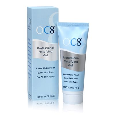 OC Eight Professional Professional Anti Shine Mattifying Gel: Oil Control Mattifier Formula for Face - Matte Finishing Gel Controls Oily Skin and Reduces Shine and Redness for Eight Hours - 1.6 Ounces