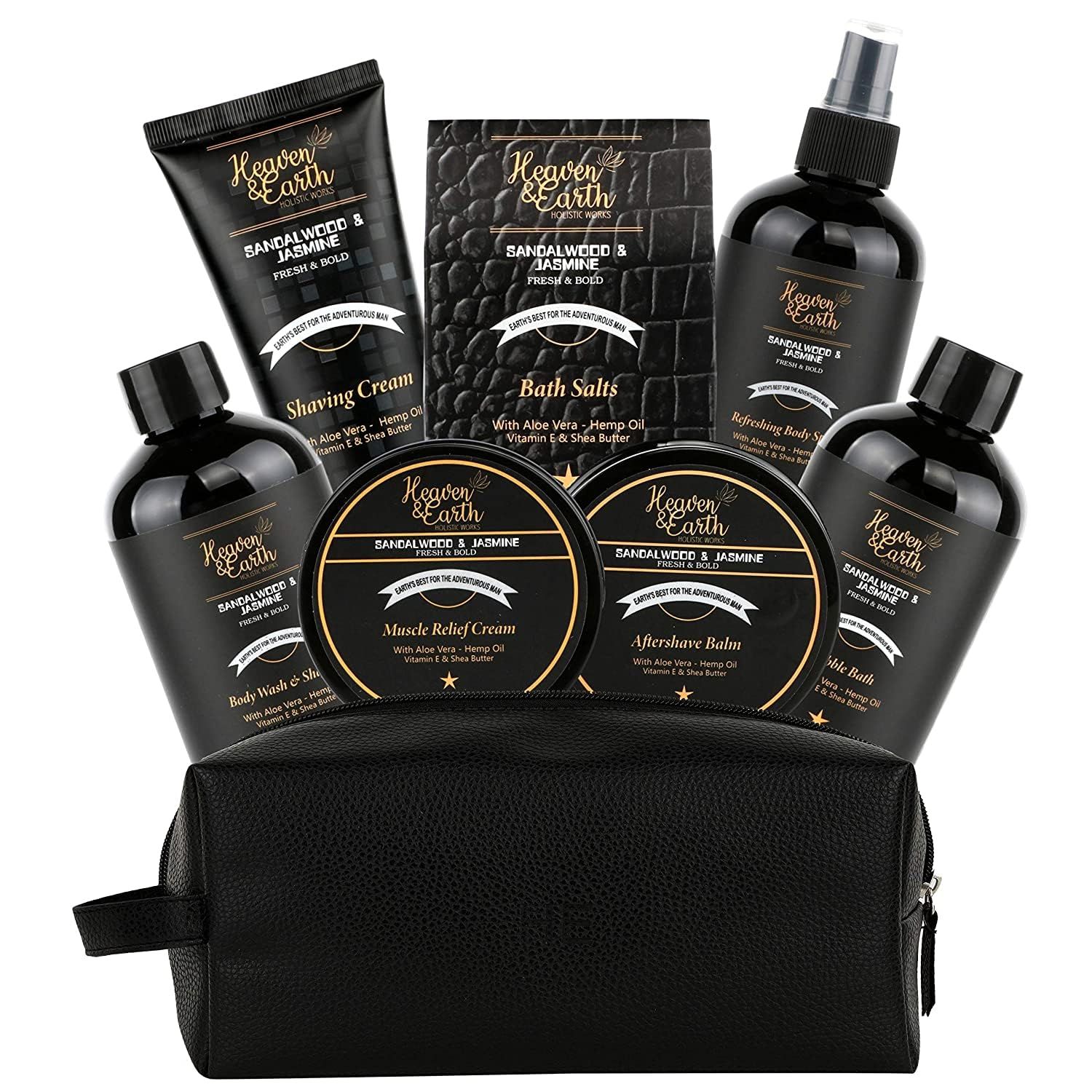 Mens Valentines Gifts Spa Gift for Men Bath and Body Spa Basket