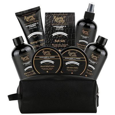 Mens Valentines Gifts Spa Gift for Men Bath and Body Spa Basket