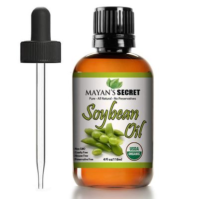 Mayan&#39;s Secret Pure, Cold Pressed USDA Certified Organic Soybean Oil for Skin, Hair, and Body - 4 fl oz