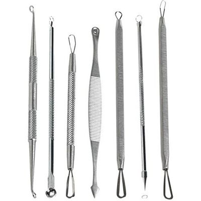 Pimple Popper Comedone Extractor - Compare to Dr. Pimple Popper Extractors - Blackhead Removal Tools, Zits, Acne Treatment, Pimple Popping Tools &amp; Lancet