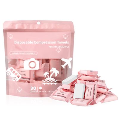 ICOTLE Compressed Towels for Travel Individually Packaged Disposable Face Towel for Camping Hiking, Portable Coin Tissues for Home Beauty and Outdoors
