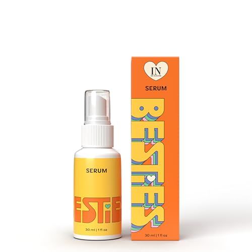 InstaNatural Besties Gentle Teen Vitamin C Serum for Face, Brightening &amp; Hydrating Facial Serum with Hyaluronic Acid &amp; Sea Buckthorn Oil, Teen Skin Care Essential, Citrus Scent, 1 Fl Oz