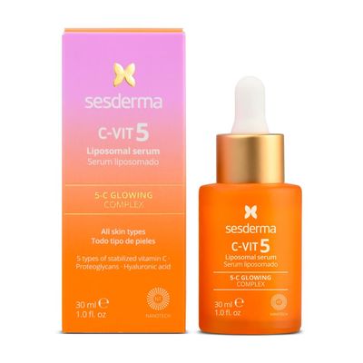 Sesderma C-VIT 5 Fusion Vitamin C Serum | Boosted Hydration, Radiant Glow, Antioxidant Defense | Targets Pigmentation | Pro Skincare Formula, 1.0 fl. oz