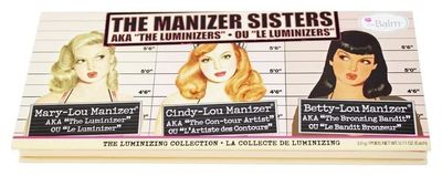 theBalm Manizer Sisters Palette, Multi-Tasking Highlighters, Shimmers, &amp; Shadows