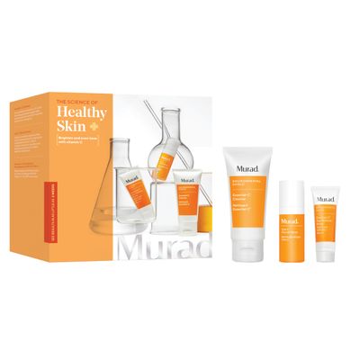 Murad Brighten Trial Kit - Brighten &amp; Even Tone 3-Piece Trial Kit ($82 Value) - Vitamin &amp; Antioxidant Rich Treatment - Ess-C Cleanser 2Fl Oz, Vita-C Glycolic Serum 0.33Fl Oz, Ess-C Day SPF 30 0.8Fl Oz