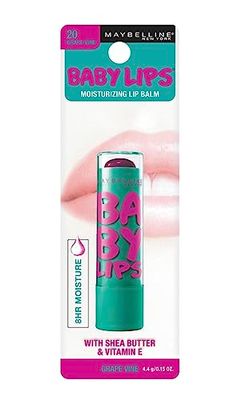 Maybelline Baby Lips Moisturizing Lip Balm SPF 20, Grape Vine 1 ea