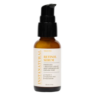 InstaNatural Retinol Serum for Face with Niacinamide, Vitamin C, and Hyaluronic Acid, Anti Aging for Firmer Skin, Lines &amp; Wrinkles &amp; Brightening Serum